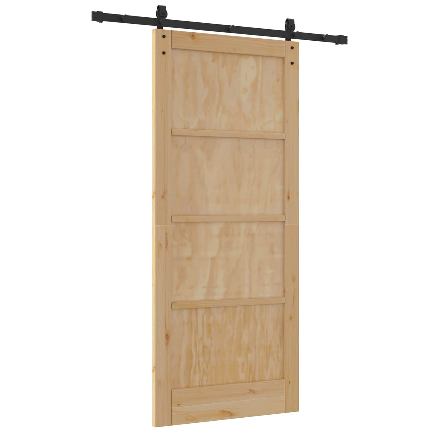 Sliding Door Natural 86 x 198.5 cm Solid Pine Wood