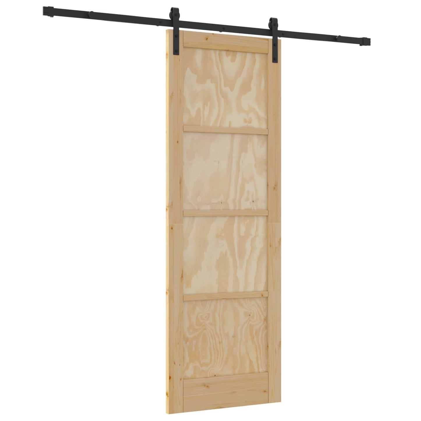 Sliding Door Natural 73.5 x 211 cm Solid Pine Wood