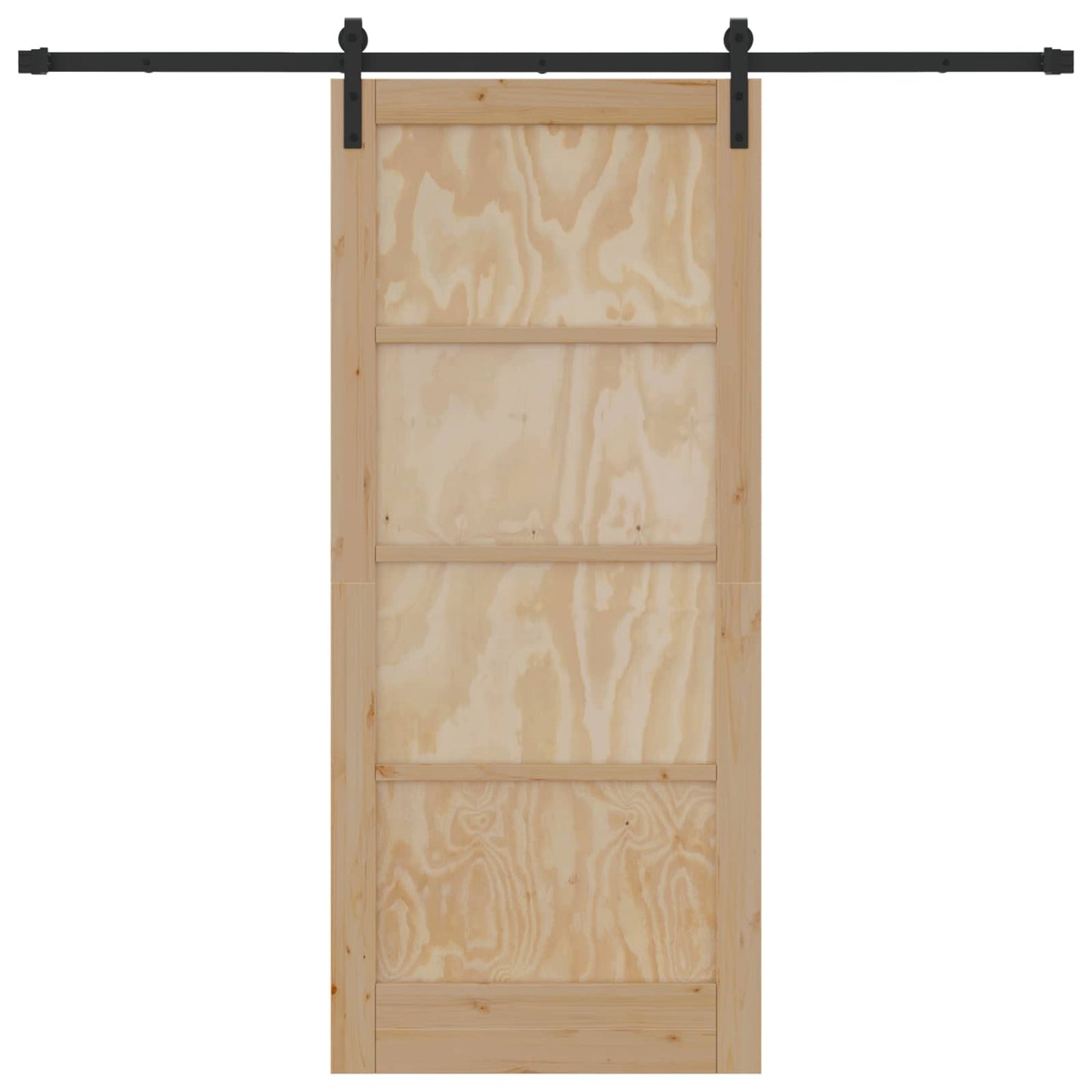 Sliding Door Natural 86 x 198.5 cm Solid Pine Wood