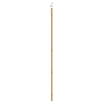 Sliding Door Natural and White 83 x 232 cm Solid Pine Wood