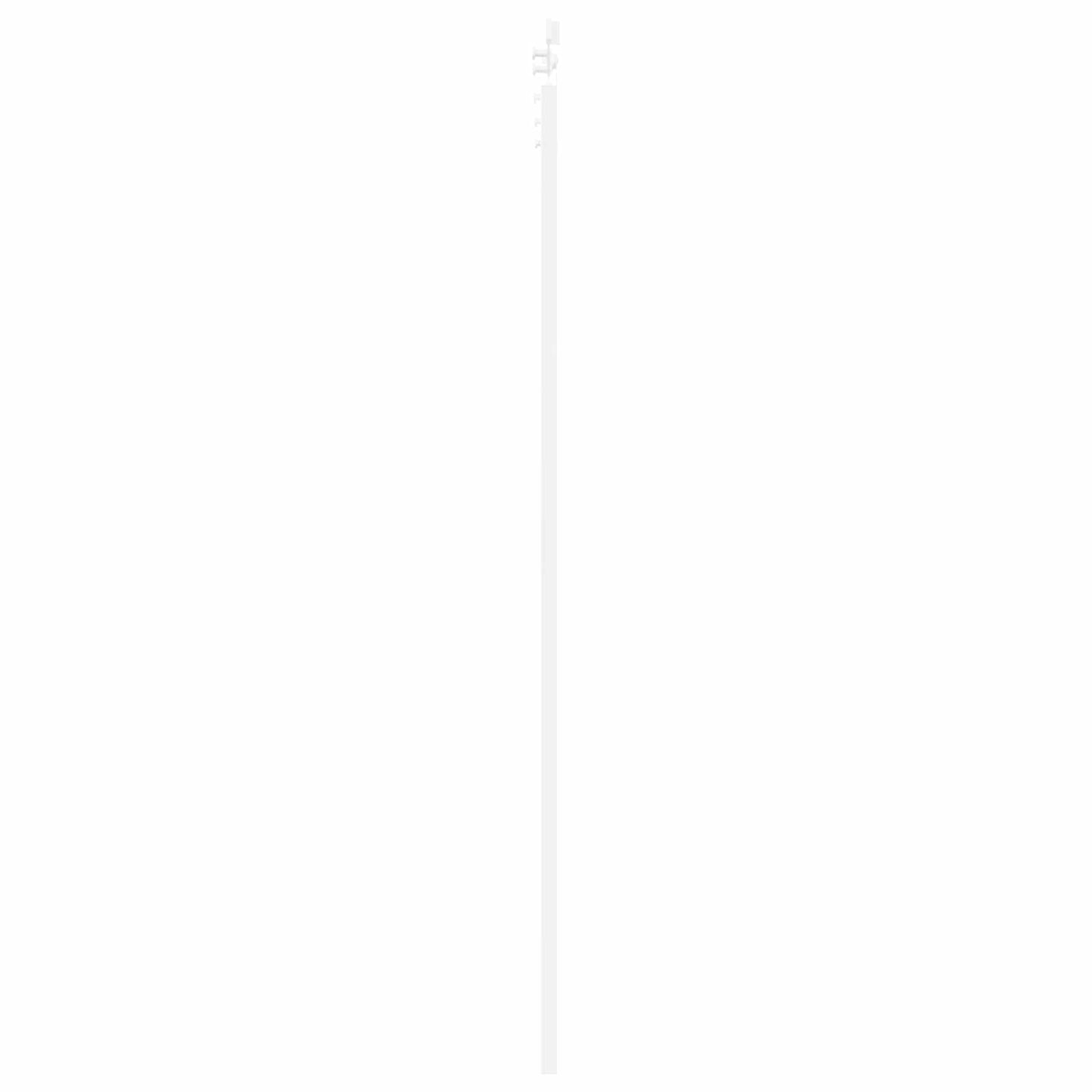 Sliding Door White 83 x 232 cm Solid Pine Wood