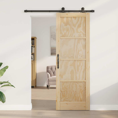Sliding Door ORKDAL Natural 73.5 x 211 cm Solid Pine Wood