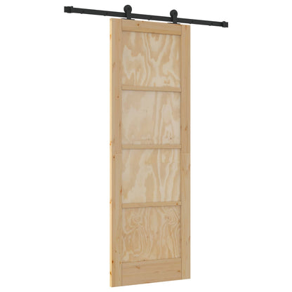 Sliding Door ORKDAL Natural 73.5 x 211 cm Solid Pine Wood