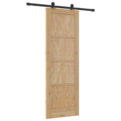 Sliding Door ORKDAL Natural 73.5 x 211 cm Solid Pine Wood
