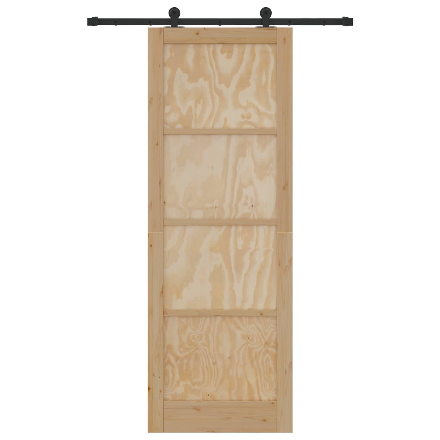 Sliding Door ORKDAL Natural 83 x 232 cm Solid Pine Wood