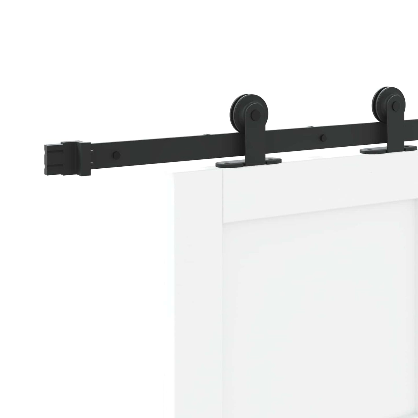 Sliding Door ORKDAL White 83 x 232 cm Solid Pine Wood