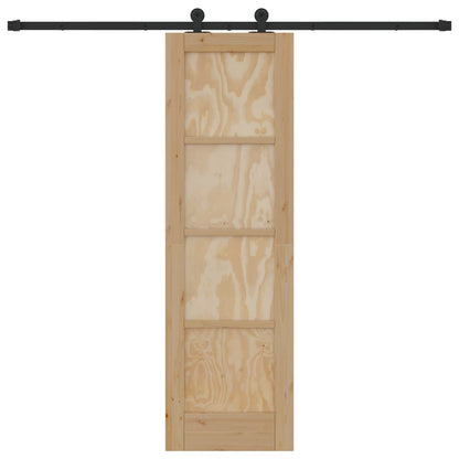 Sliding Door ORKDAL Natural 61 x 198.5 cm Solid Pine Wood