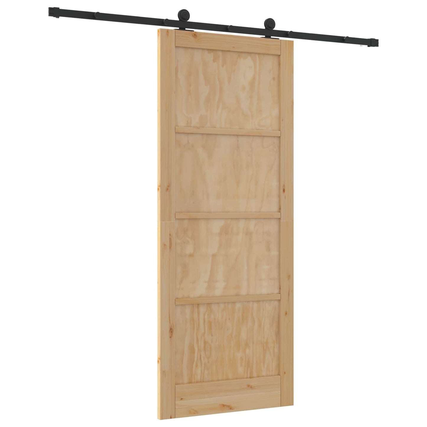 Sliding Door ORKDAL Natural 86 x 211 cm Solid Pine Wood