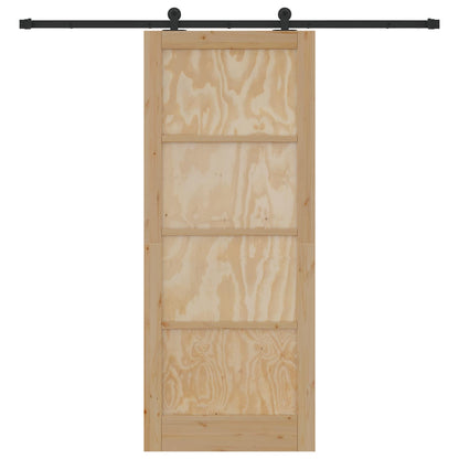 Sliding Door ORKDAL Natural 86 x 211 cm Solid Pine Wood
