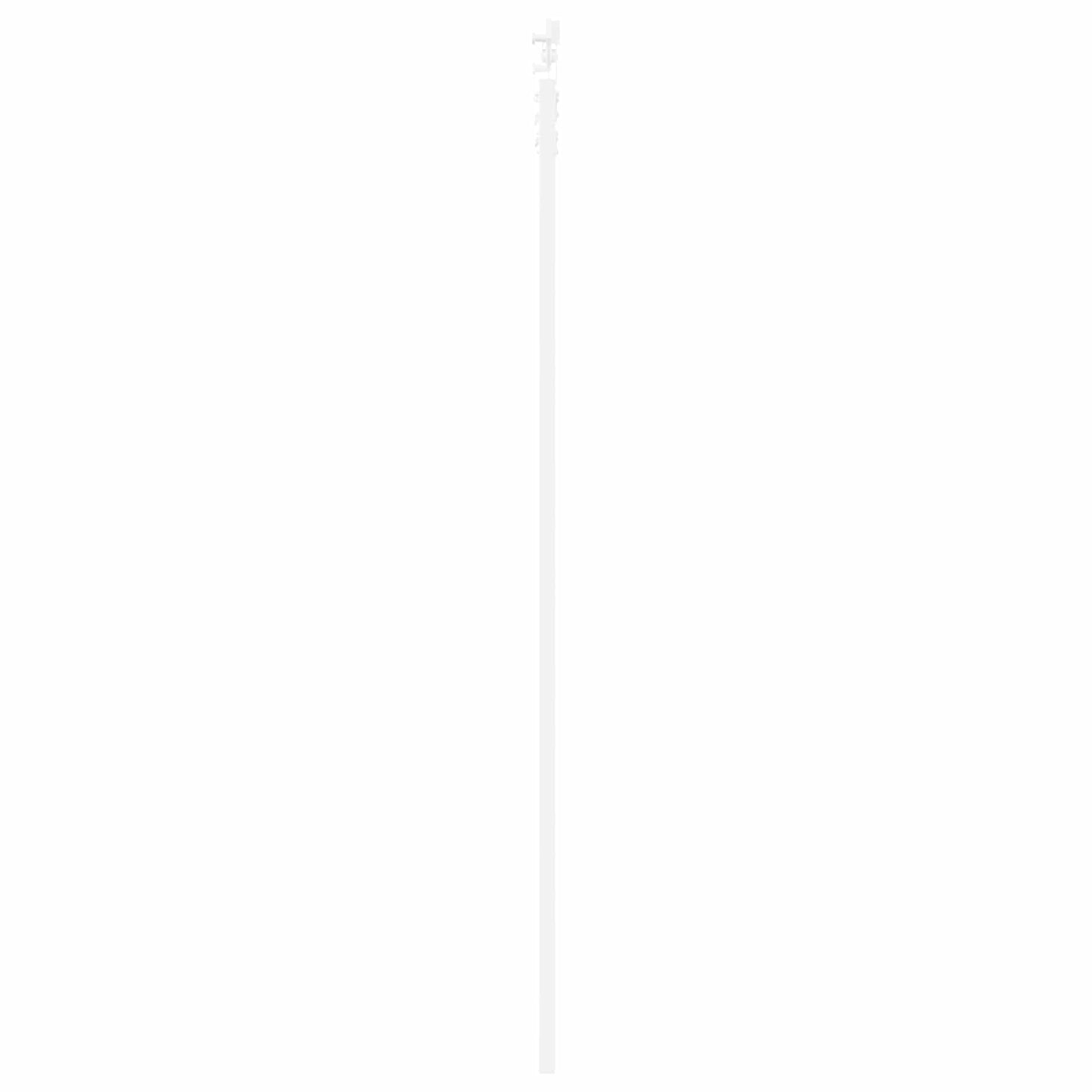 Sliding Door White 83 x 232 cm Solid Pine Wood