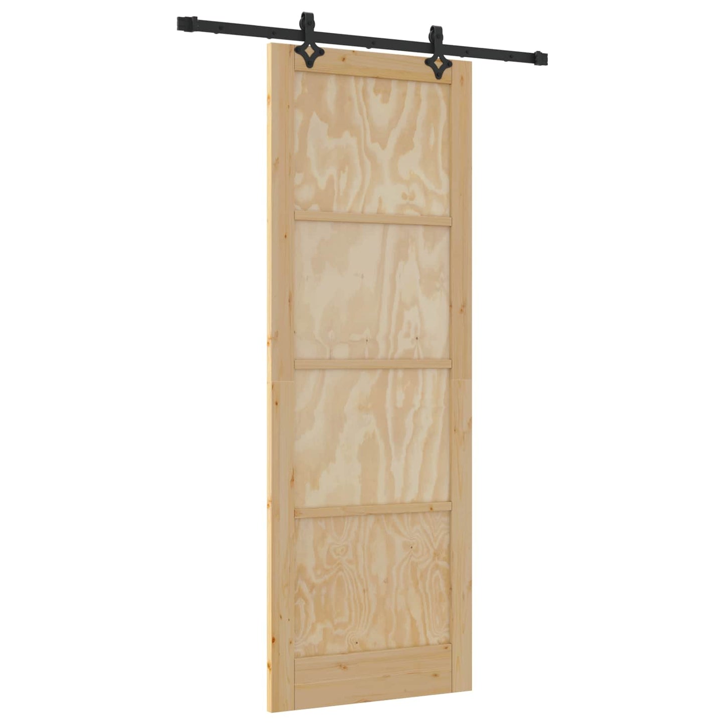 Sliding Door ORKDAL Natural 83 x 232 cm Solid Pine Wood