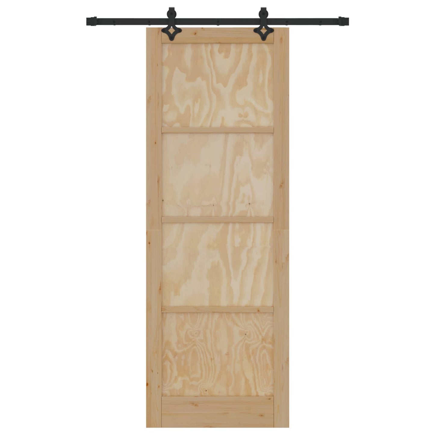 Sliding Door ORKDAL Natural 83 x 232 cm Solid Pine Wood
