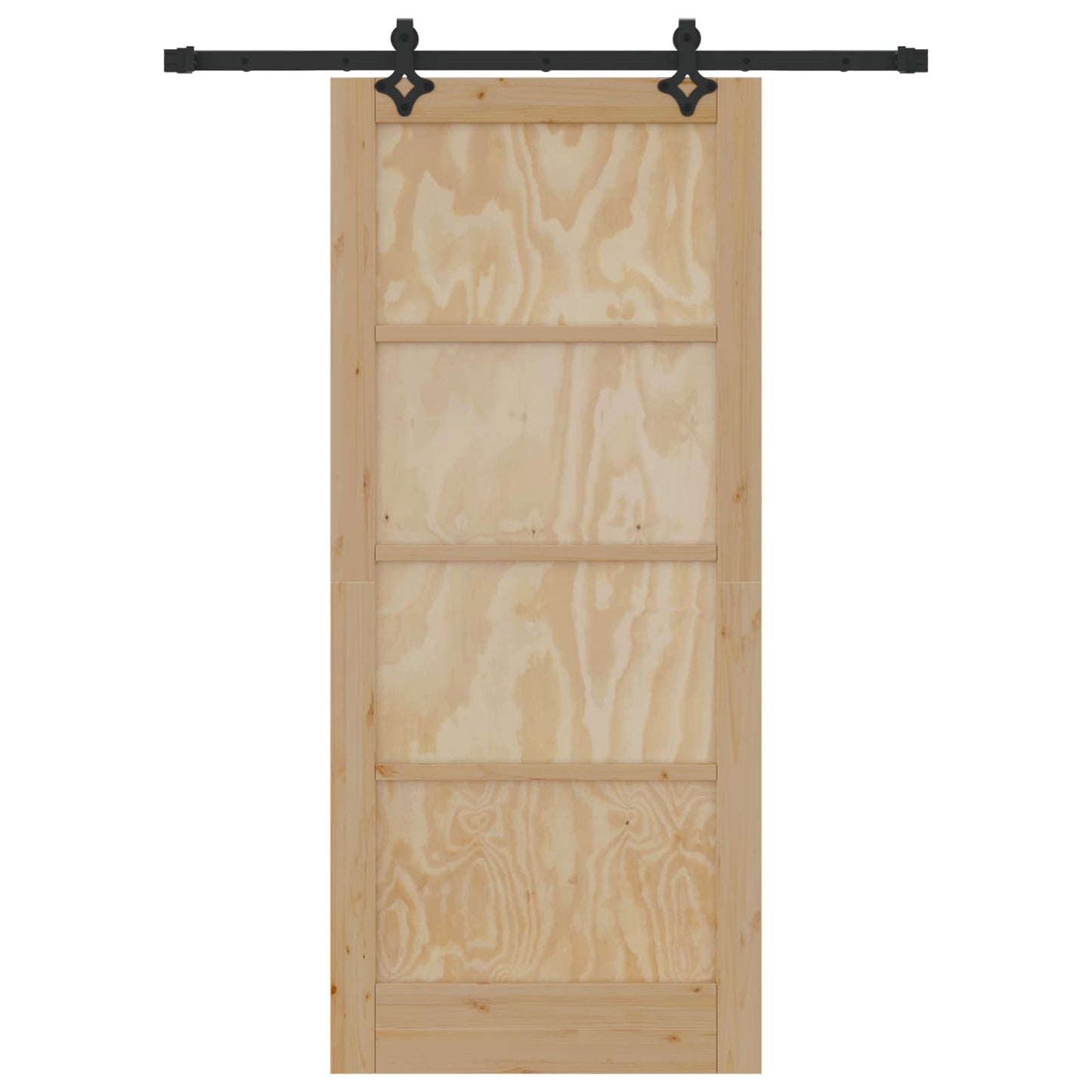 Sliding Door ORKDAL Natural 86 x 198.5 cm Solid Pine Wood
