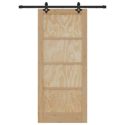 Sliding Door ORKDAL Natural 86 x 198.5 cm Solid Pine Wood