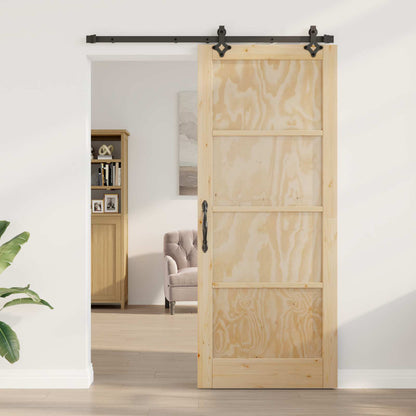 Sliding Door ORKDAL Natural 86 x 211 cm Solid Pine Wood