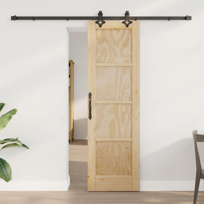 Sliding Door ORKDAL Natural 61 x 198.5 cm Solid Pine Wood