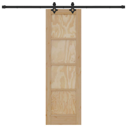 Sliding Door ORKDAL Natural 61 x 198.5 cm Solid Pine Wood