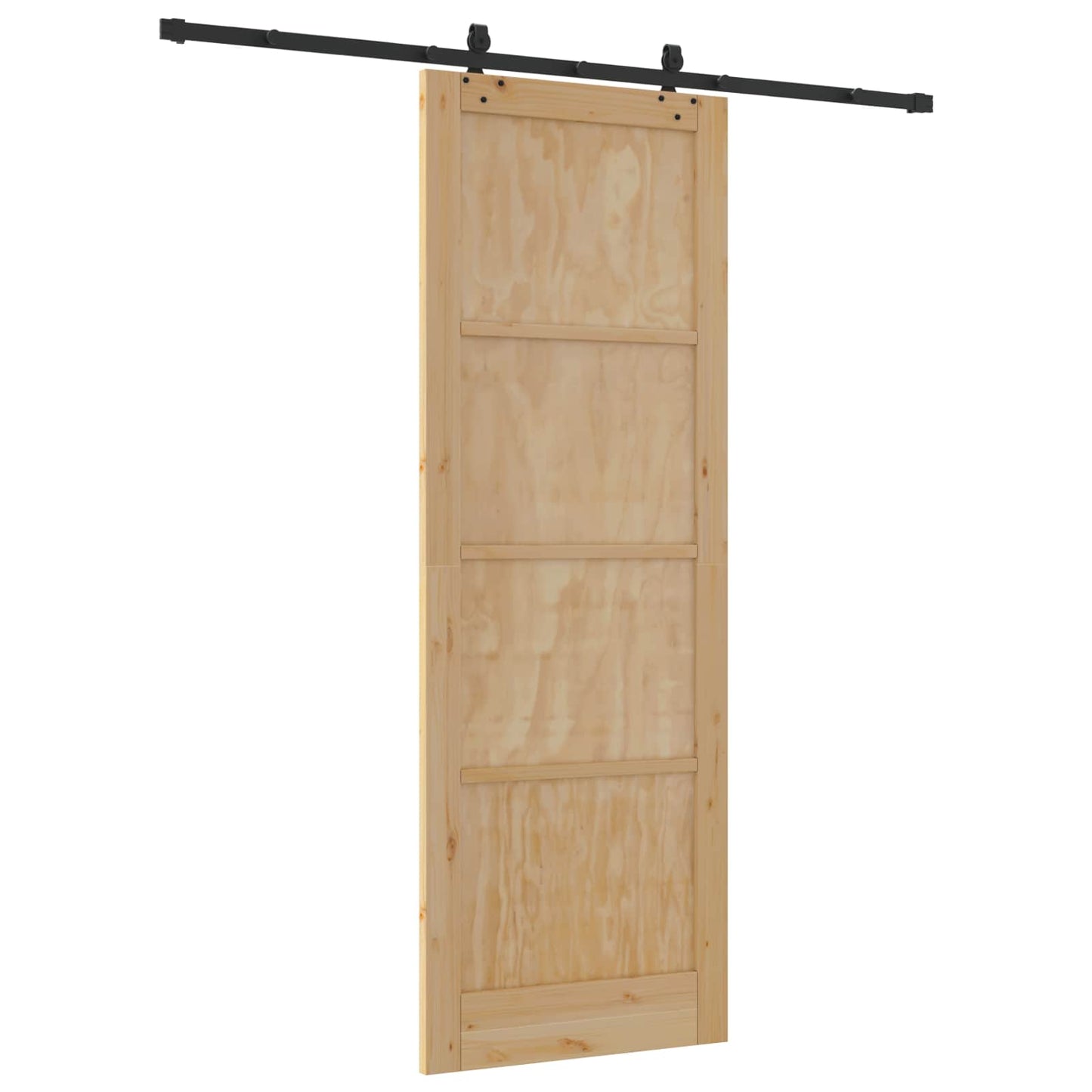 Sliding Door ORKDAL Natural 83 x 232 cm Solid Pine Wood