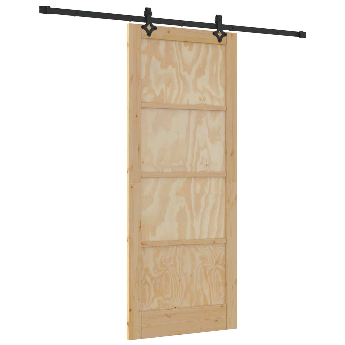 Sliding Door ORKDAL Natural 86 x 211 cm Solid Pine Wood