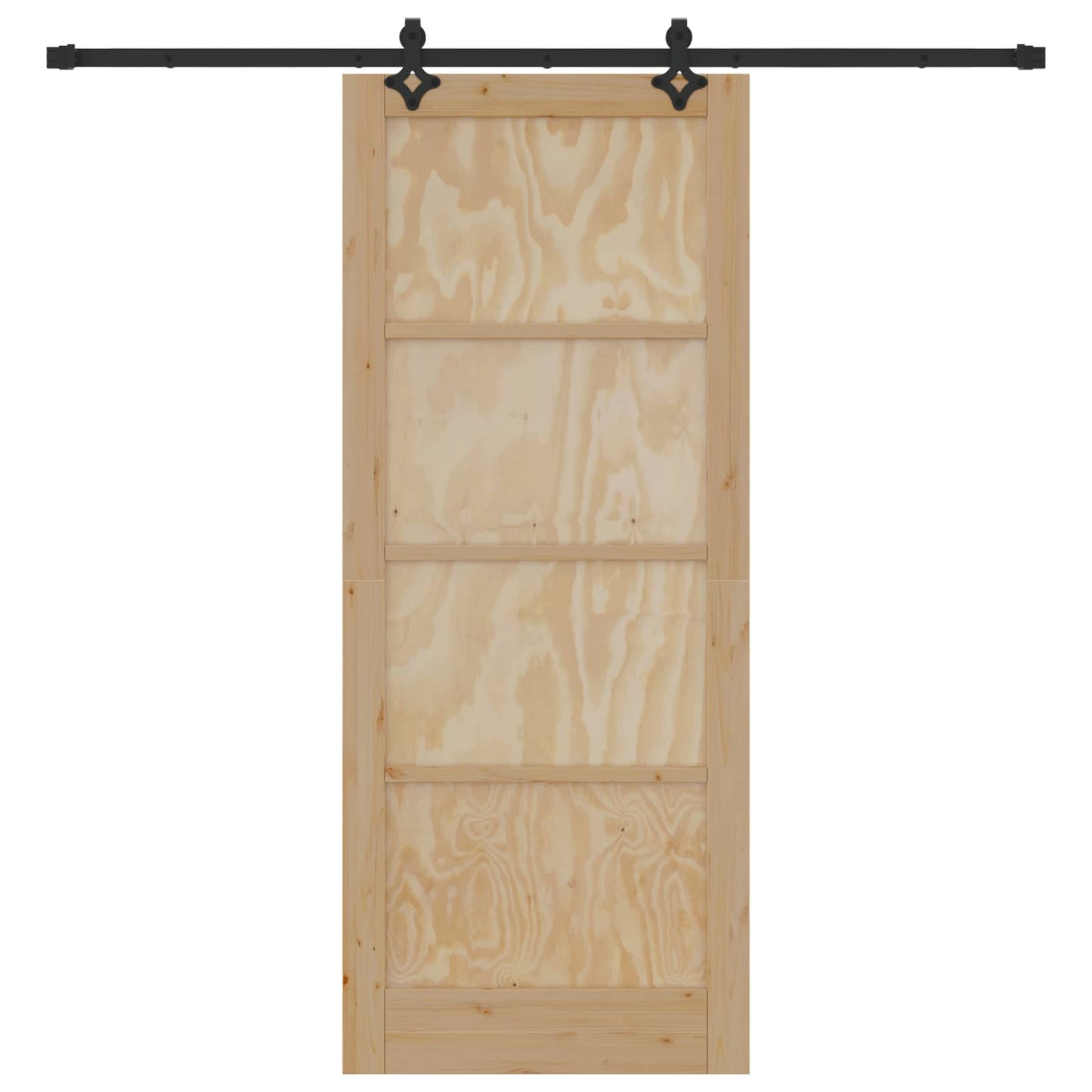 Sliding Door ORKDAL Natural 86 x 211 cm Solid Pine Wood