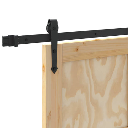 Sliding Door ORKDAL Natural and Black 61 x 198.5 cm