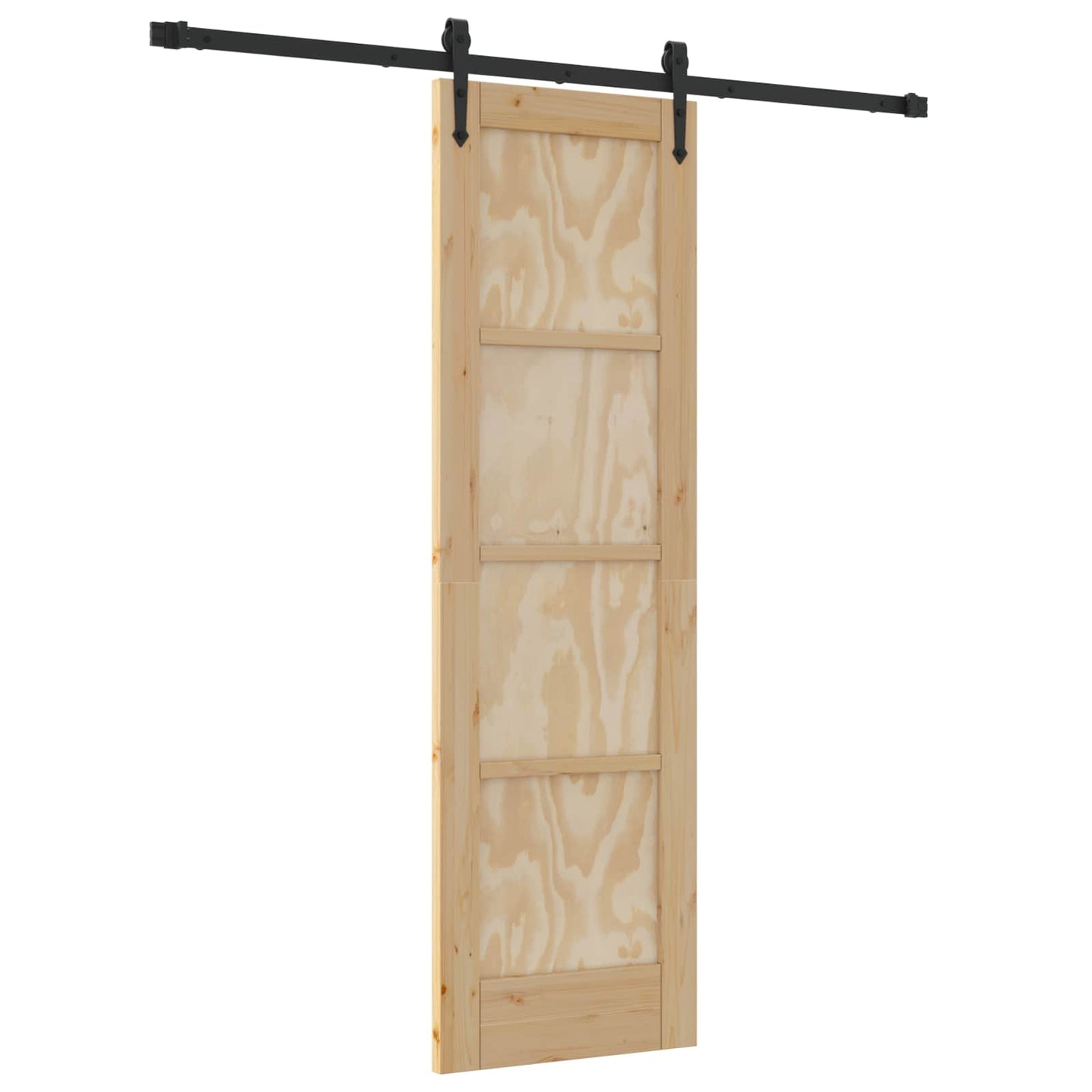 Sliding Door ORKDAL Natural and Black 61 x 198.5 cm