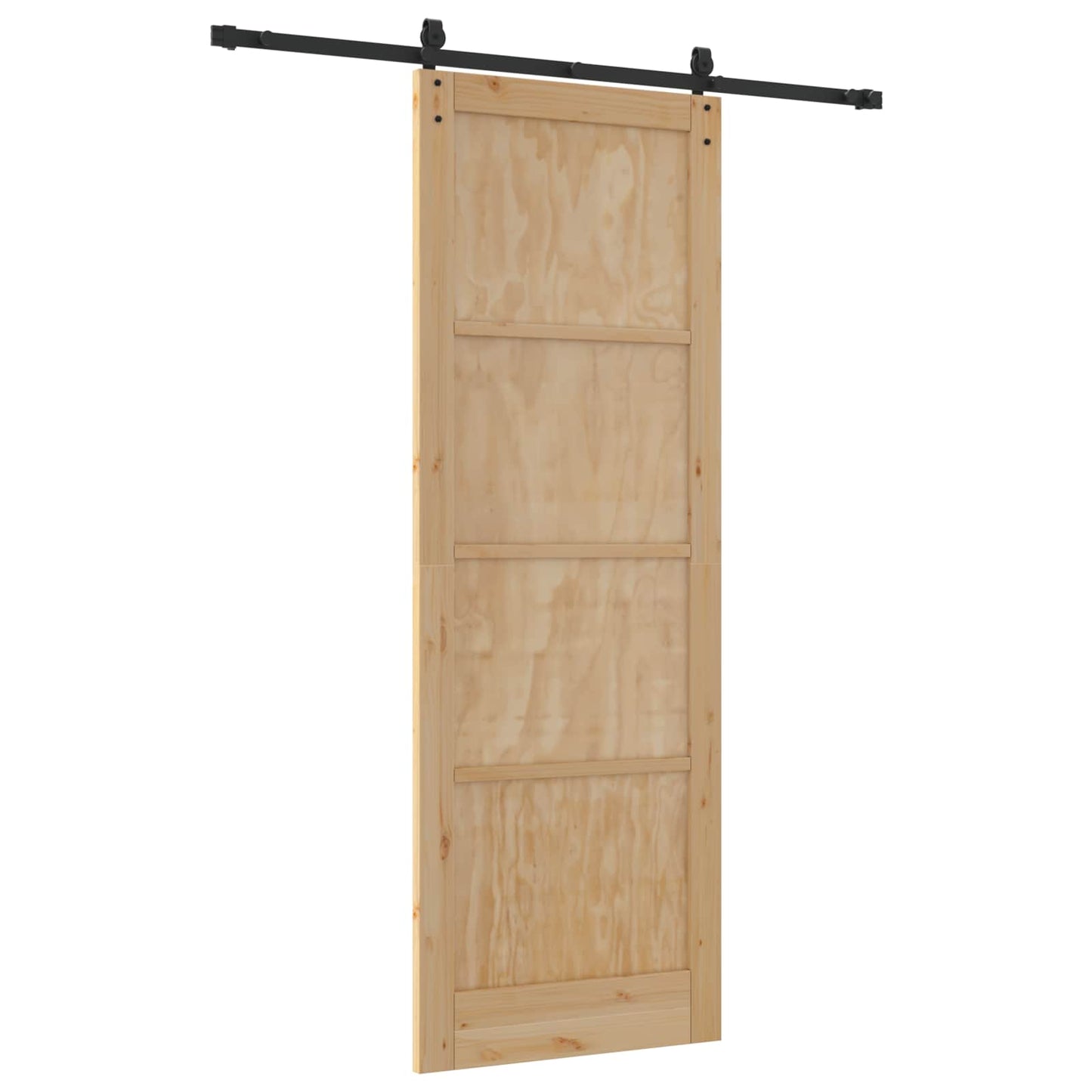 Sliding Door ORKDAL Natural and Black 83 x 232 cm