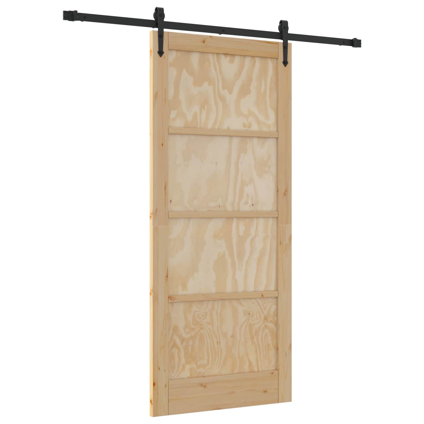 Sliding Door ORKDAL Natural and Black 86 x 198.5 cm