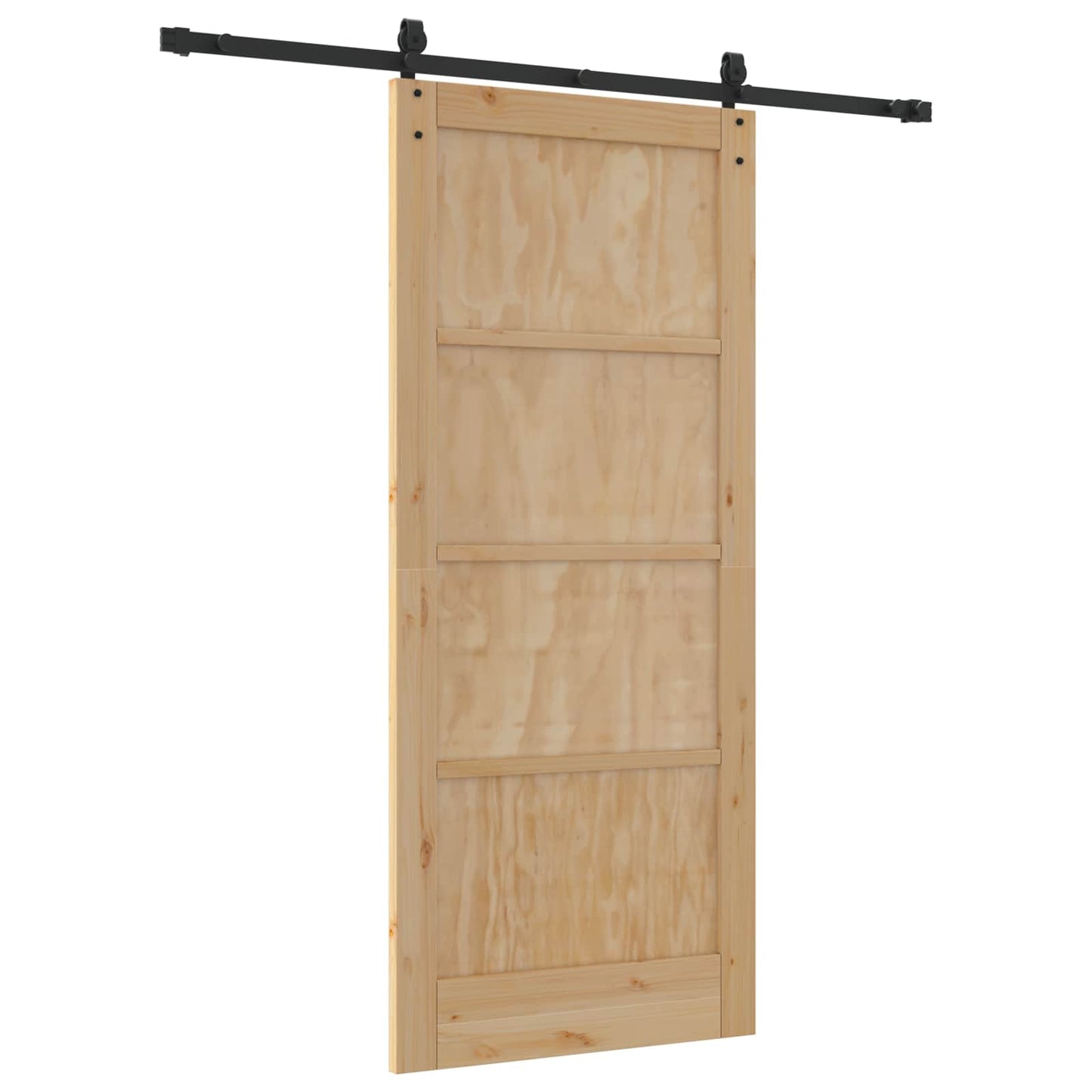 Sliding Door ORKDAL Natural and Black 86 x 198.5 cm