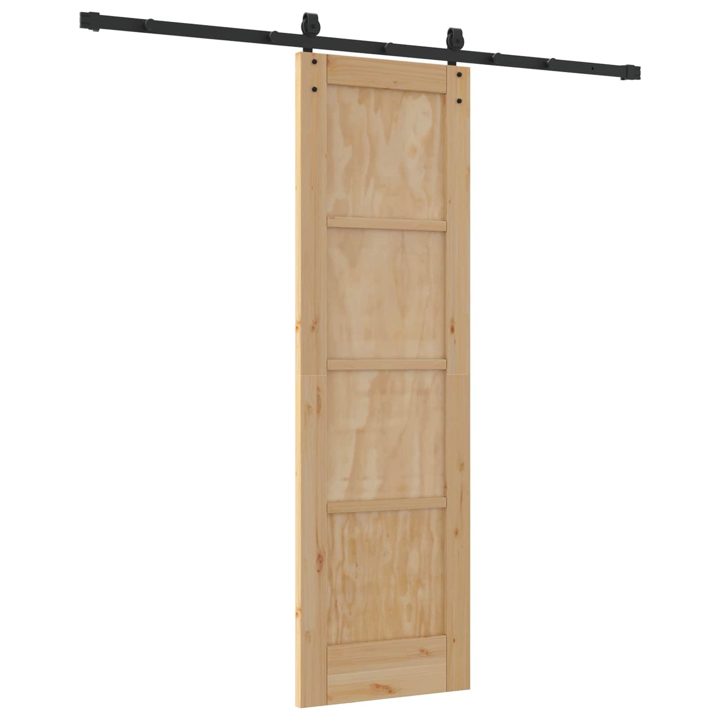 Sliding Door ORKDAL Natural and Black 61 x 198.5 cm