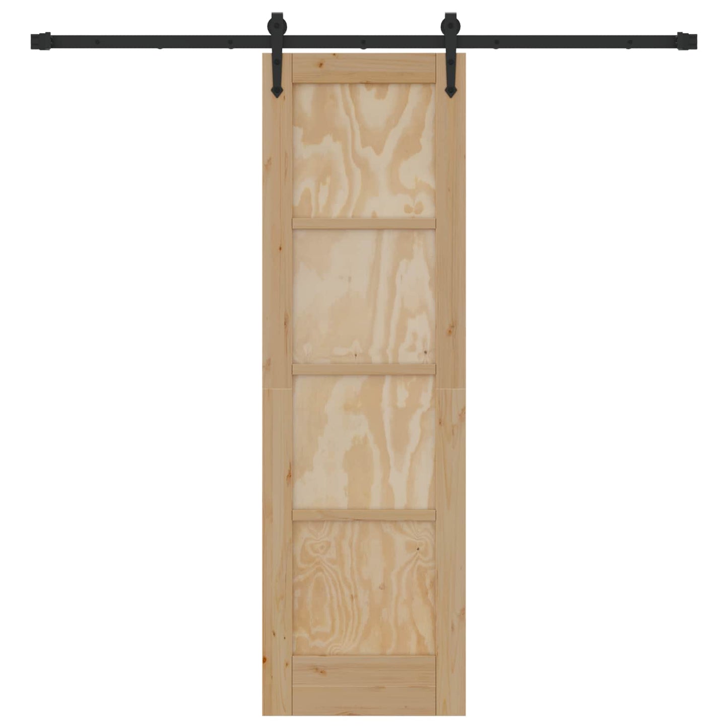 Sliding Door ORKDAL Natural and Black 61 x 198.5 cm