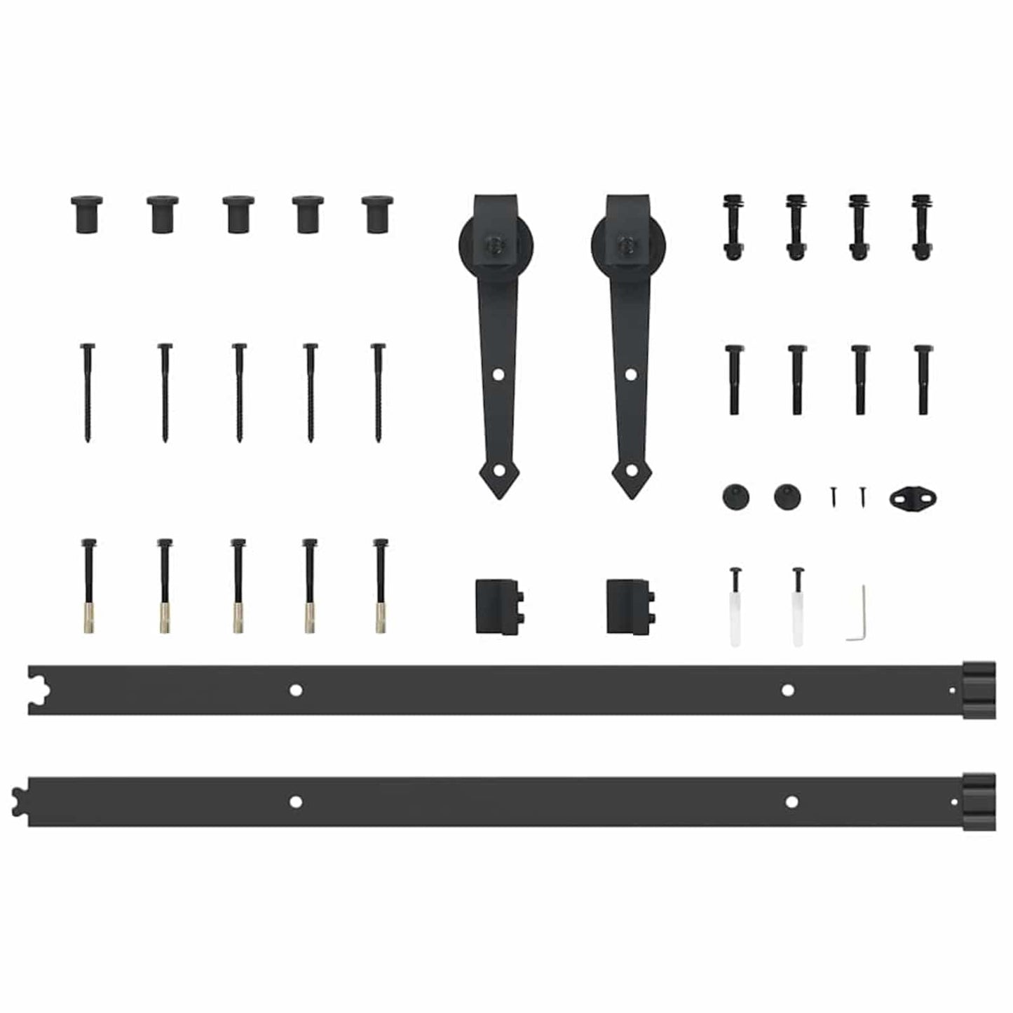 Sliding Door ORKDAL Natural and Black 86 x 198.5 cm