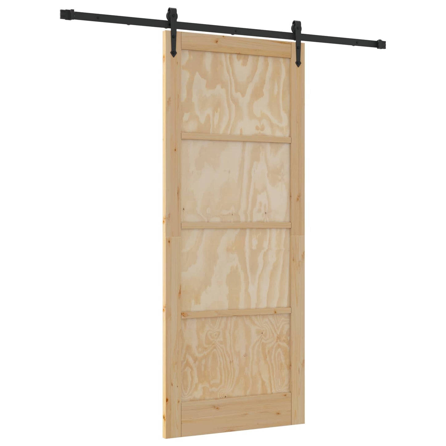 Sliding Door ORKDAL Natural and Black 86 x 211 cm