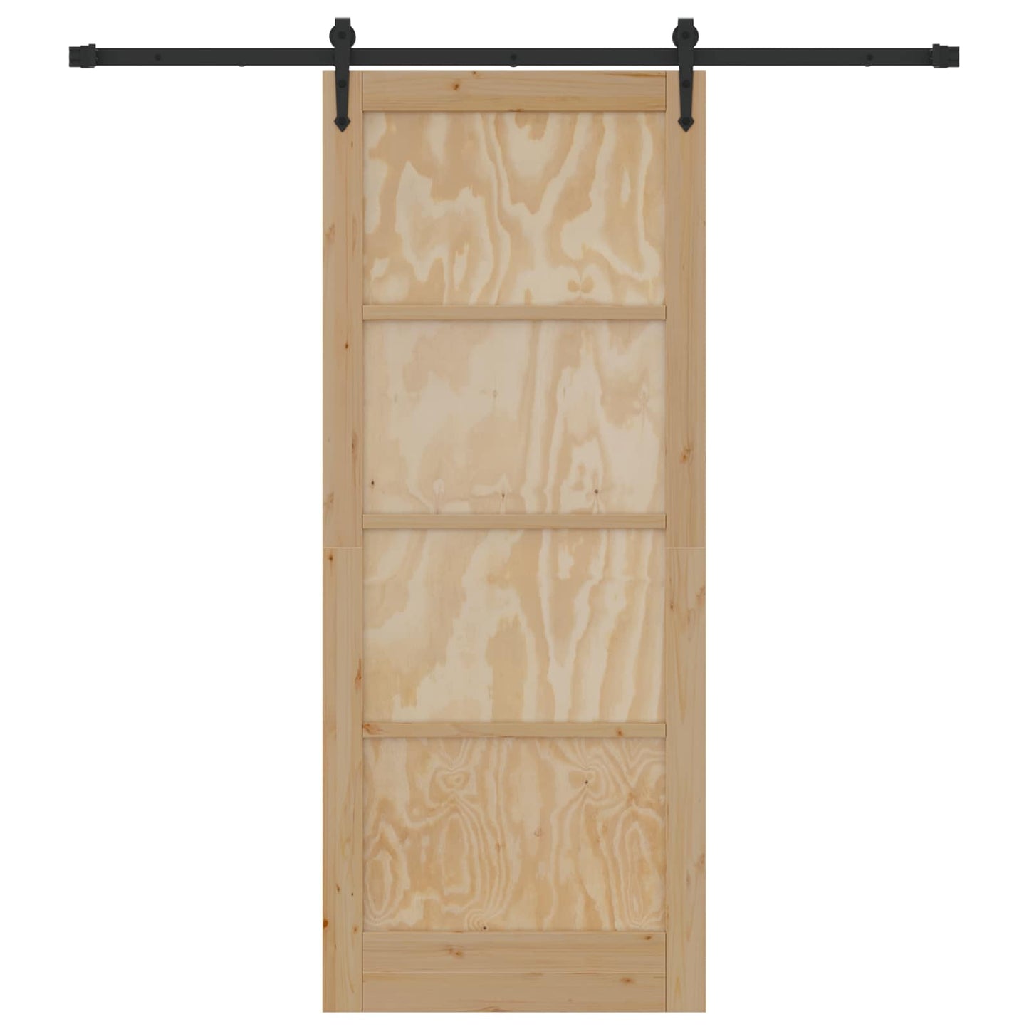 Sliding Door ORKDAL Natural and Black 86 x 211 cm