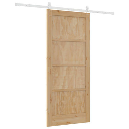 Sliding Door ORKDAL Natural and White 86 x 198.5 cm