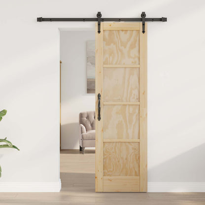 Sliding Door ORKDAL Natural 61 x 198.5 cm Solid Pine Wood