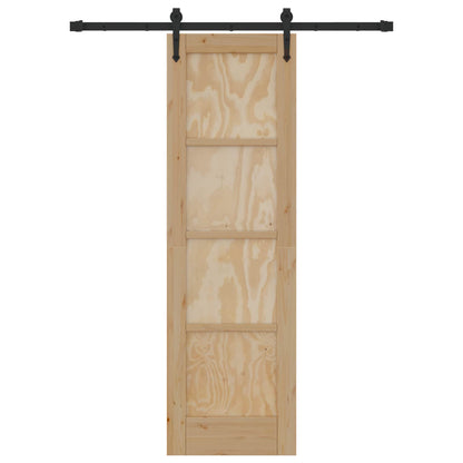 Sliding Door ORKDAL Natural 61 x 198.5 cm Solid Pine Wood