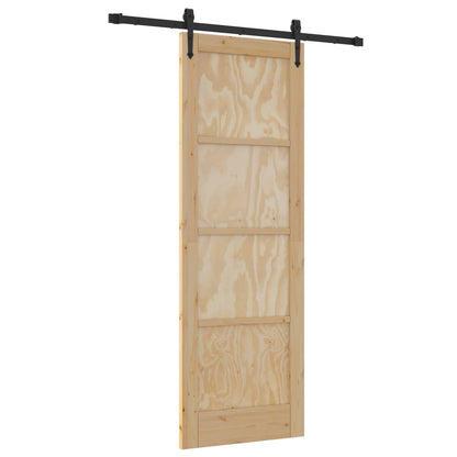 Sliding Door ORKDAL Natural 73.5 x 211 cm Solid Pine Wood