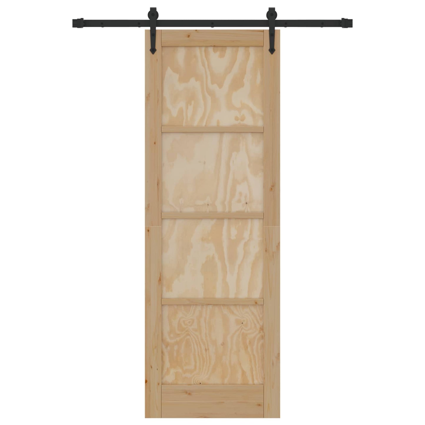 Sliding Door ORKDAL Natural 73.5 x 211 cm Solid Pine Wood
