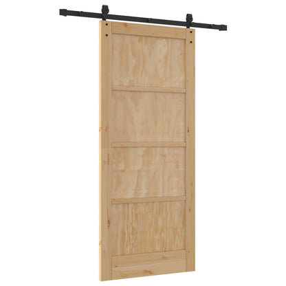 Sliding Door ORKDAL Natural 86 x 198.5 cm Solid Pine Wood