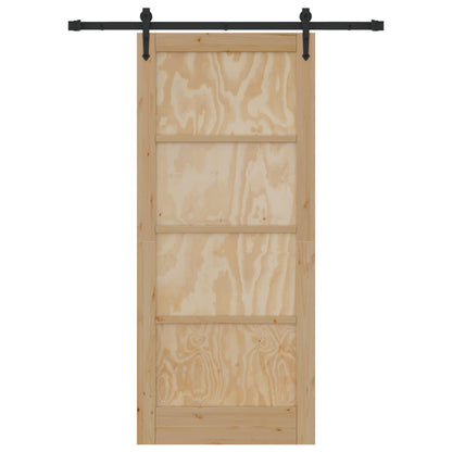 Sliding Door ORKDAL Natural 86 x 198.5 cm Solid Pine Wood
