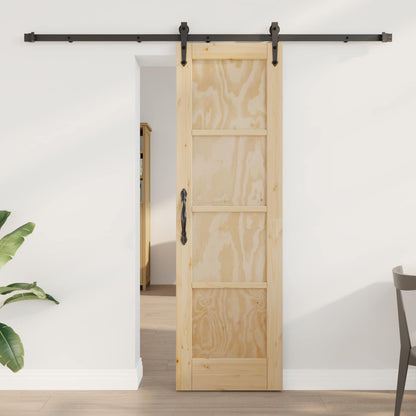 Sliding Door ORKDAL Natural 61 x 198.5 cm Solid Pine Wood