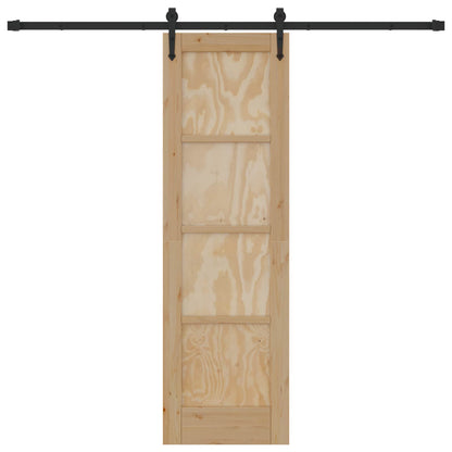 Sliding Door ORKDAL Natural 61 x 198.5 cm Solid Pine Wood