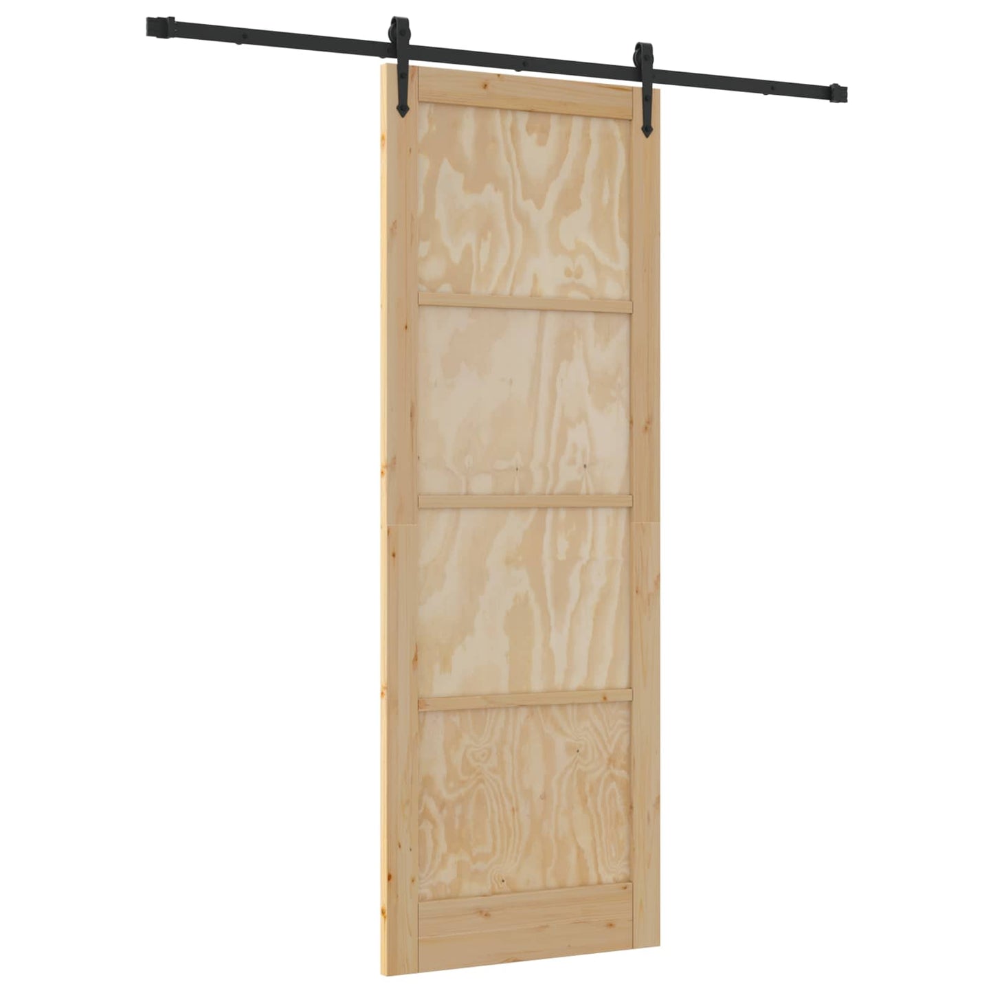 Sliding Door ORKDAL Natural 83 x 232 cm Solid Pine Wood