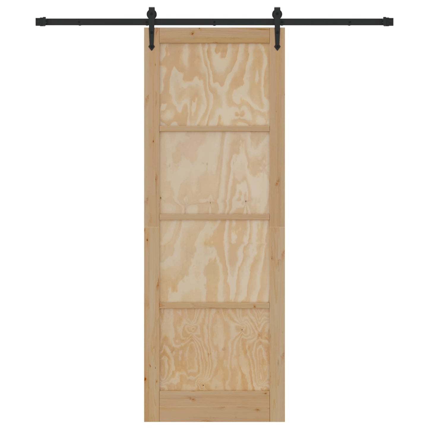 Sliding Door ORKDAL Natural 83 x 232 cm Solid Pine Wood