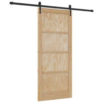 Sliding Door ORKDAL Natural 86 x 198.5 cm Solid Pine Wood