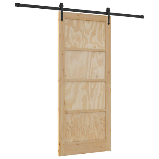 Sliding Door ORKDAL Natural 86 x 198.5 cm Solid Pine Wood