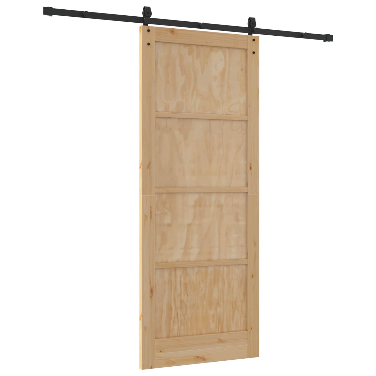 Sliding Door ORKDAL Natural 86 x 211 cm Solid Pine Wood