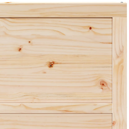 Sliding Door Natural 90 x 208 cm Solid Pine Wood