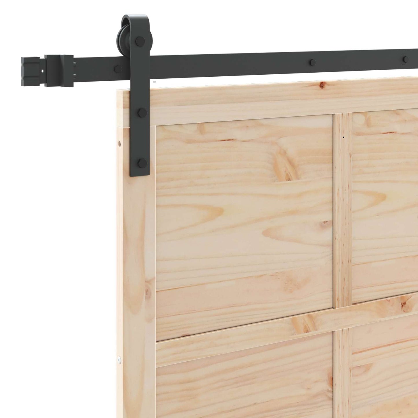 Sliding Door Natural 80 x 208 cm Solid Pine Wood